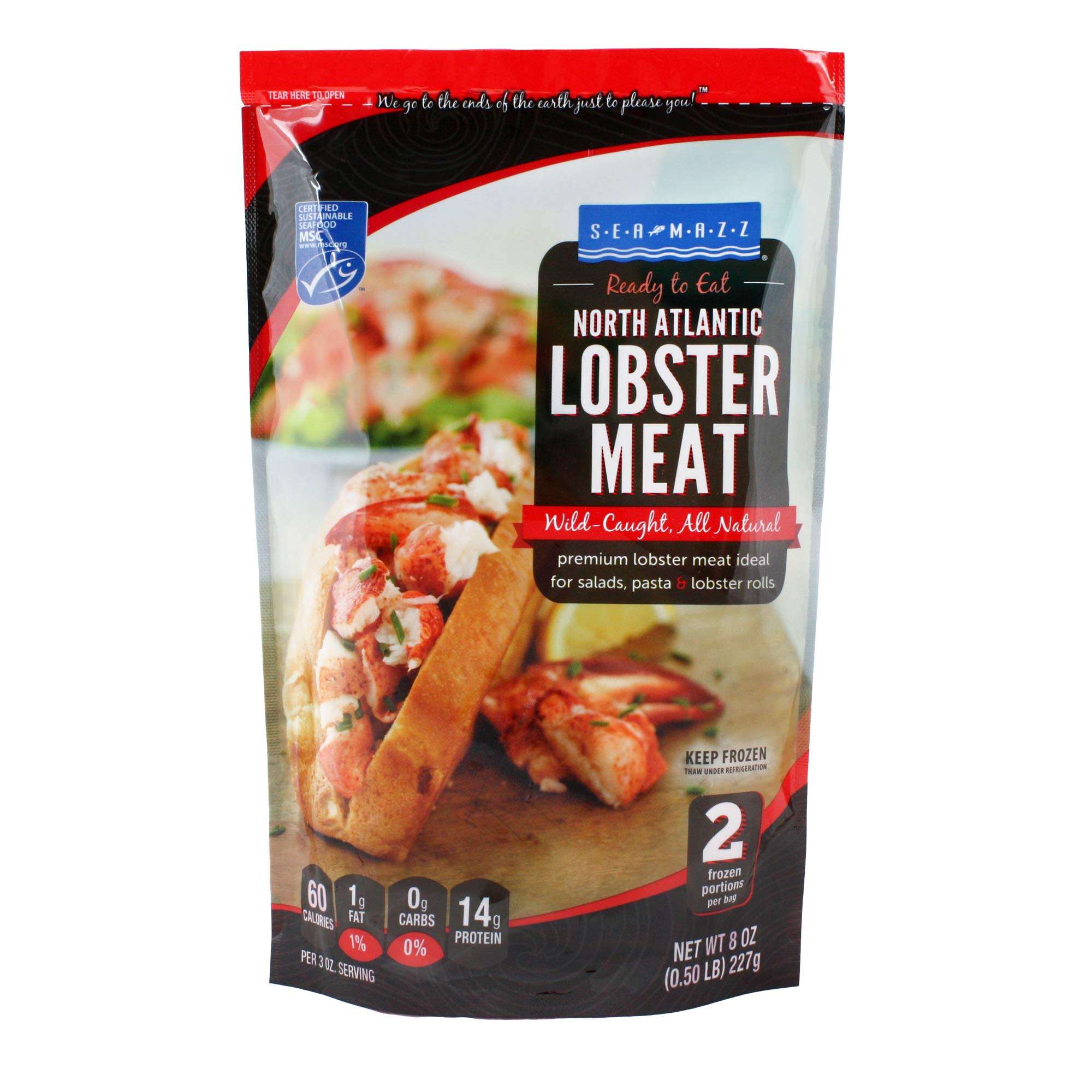 Cooked Lobster Claw, Knuckle & Leg Meat, 8 Oz (Frozen)