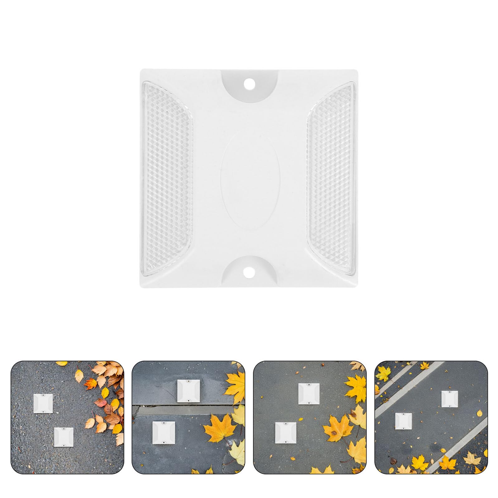3 series Marcadores De Seguridad Para Pavimento Reflectores De Cruce De Peatones Reflectores De Tachas Para Carreteras Para Entradas De 10 piezas x 3