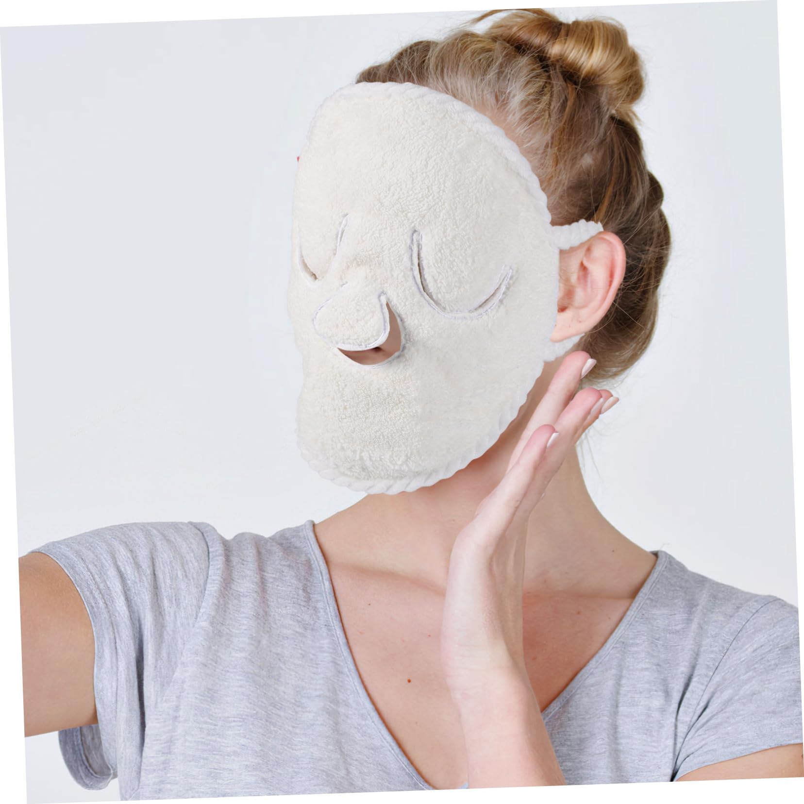 FRCOLOR 10stücke Fleece Handtuch Feuchtigkeitsspendendes Gesichtshandtuch Für Kälte Und Wärmeanwendungen Für Gesichtsbehandlung Und Hautpflege Der Frauen Vielseitig Einsetzbar