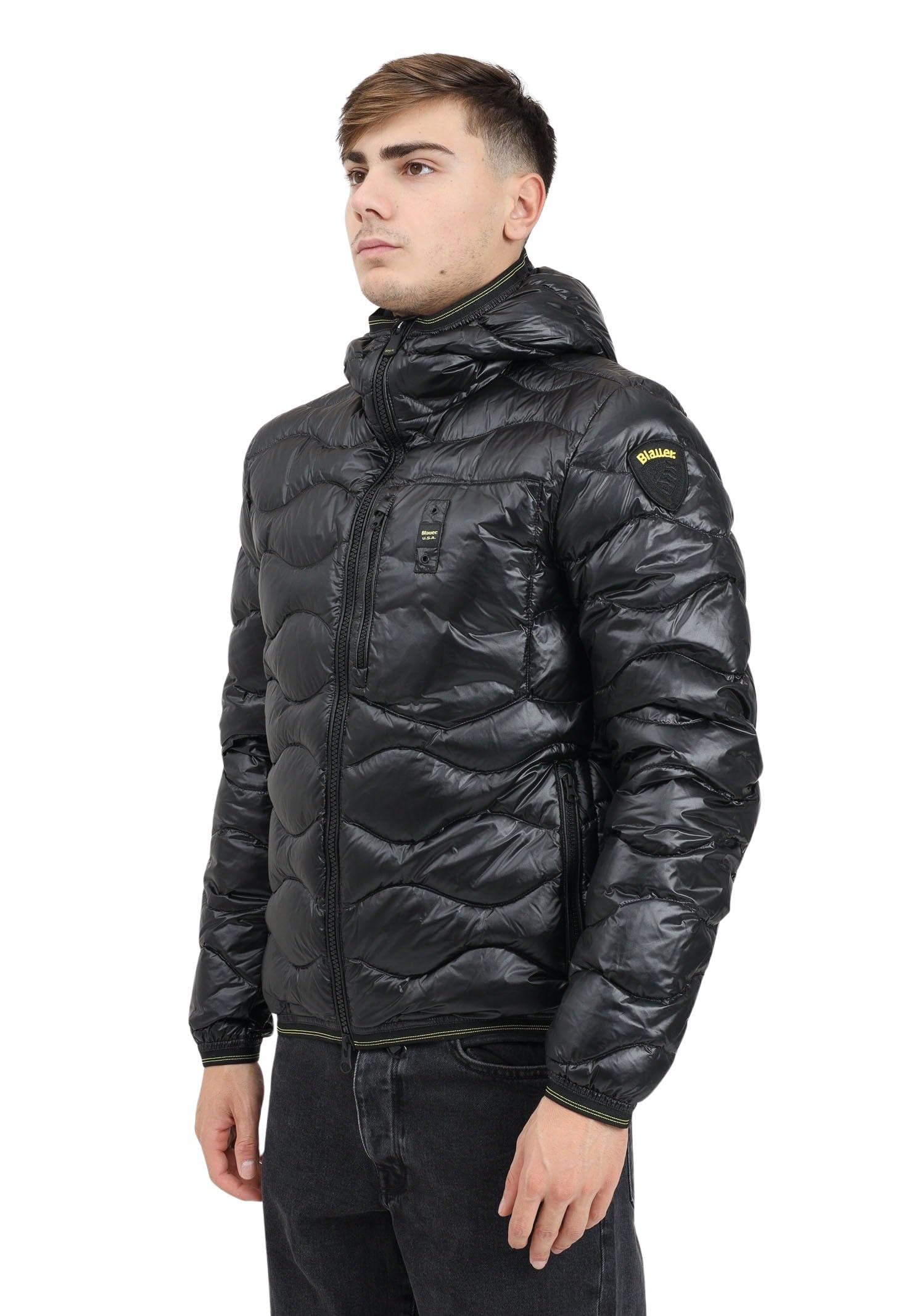 Blauer Piumino Wave nero da uomo XXXL