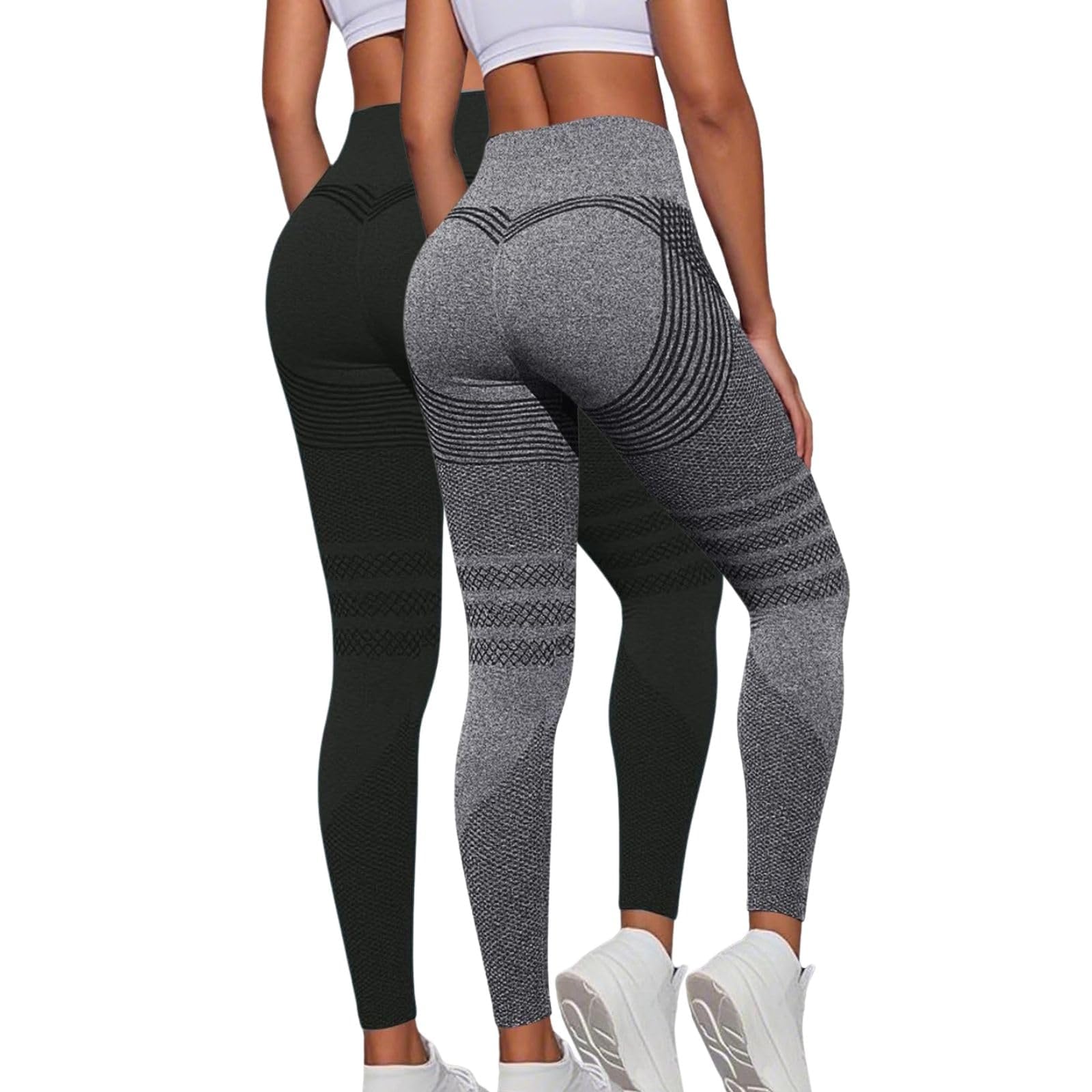 2 Pack Viva Cuerpo Leggings 3D Anticelulíticos Mujer,Leggings Anticelulitis 3D Compresión Lipedema,Leggins Anti Celulitis Deportivos Push Up, Mallas Anticelulitis Mujer Reductores Lipedema