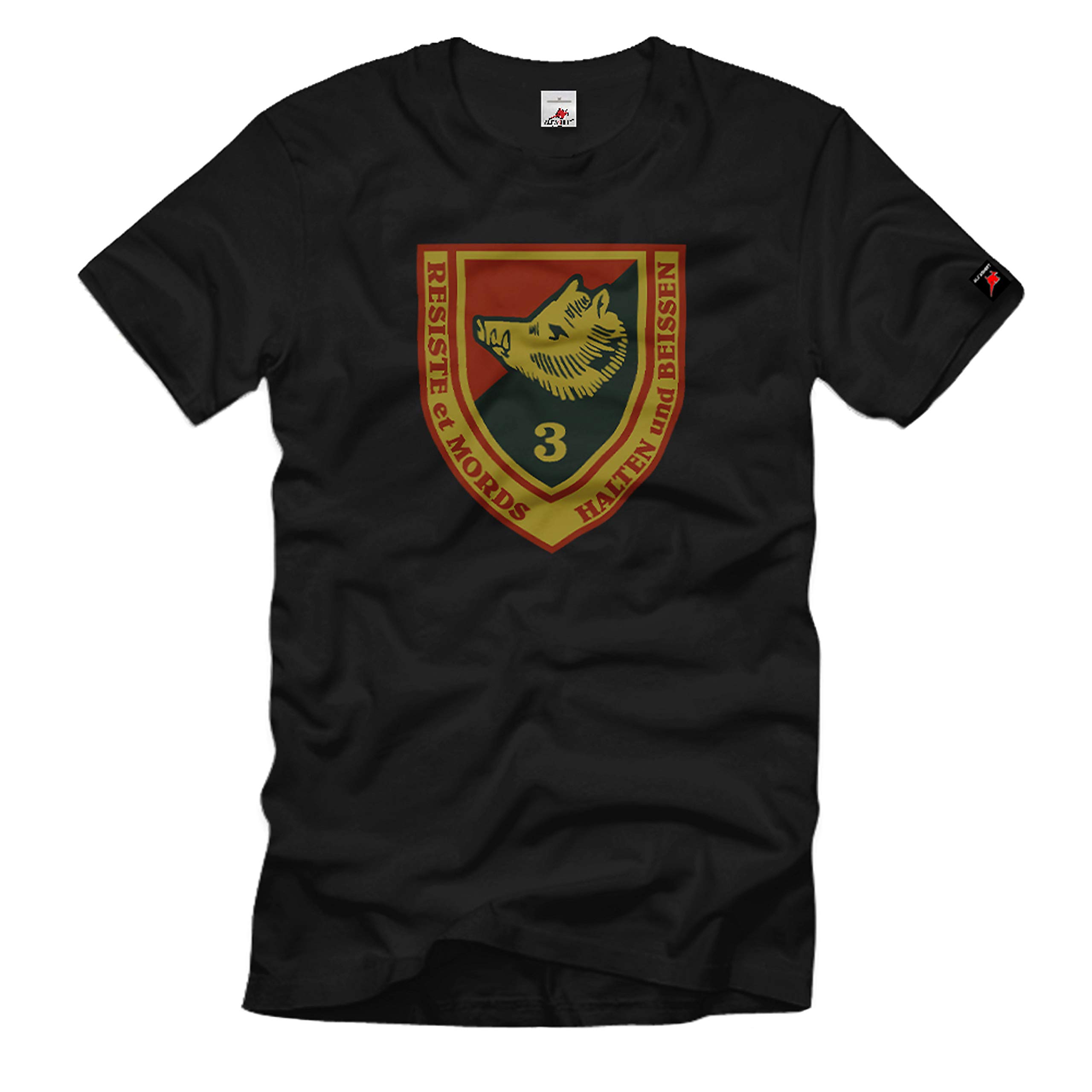 T-Shirt Heer 3e Bataillon Ardennes Copytec finition haute densité