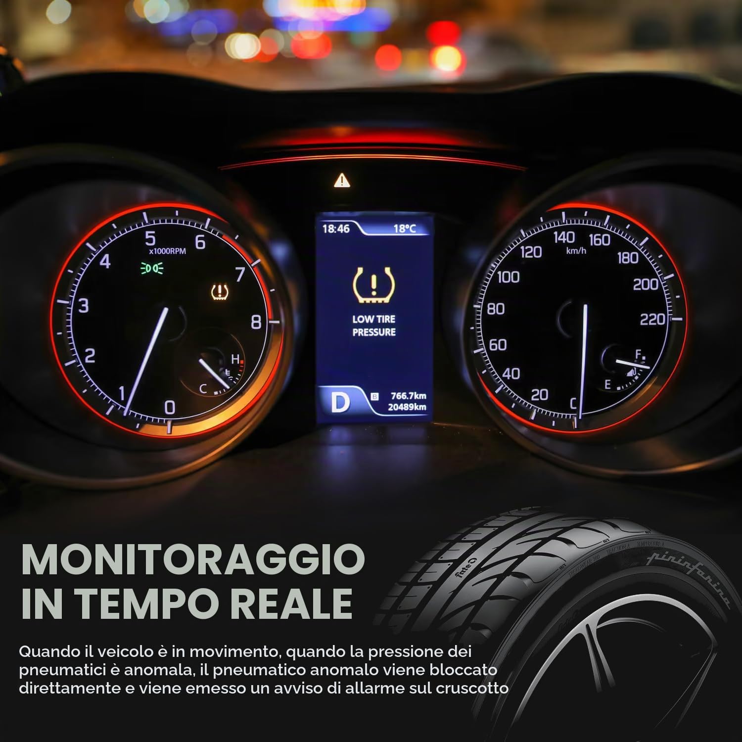 LICHENGTAI 4pcs TPMS sensore pressione pneumatici A0009054104 compatibile con Mercedes Classe A e B Classe E CLA CLS GLA GLB GLE GLS Sprinter RDKS Sensor sistema di controllo pressione pneumatici