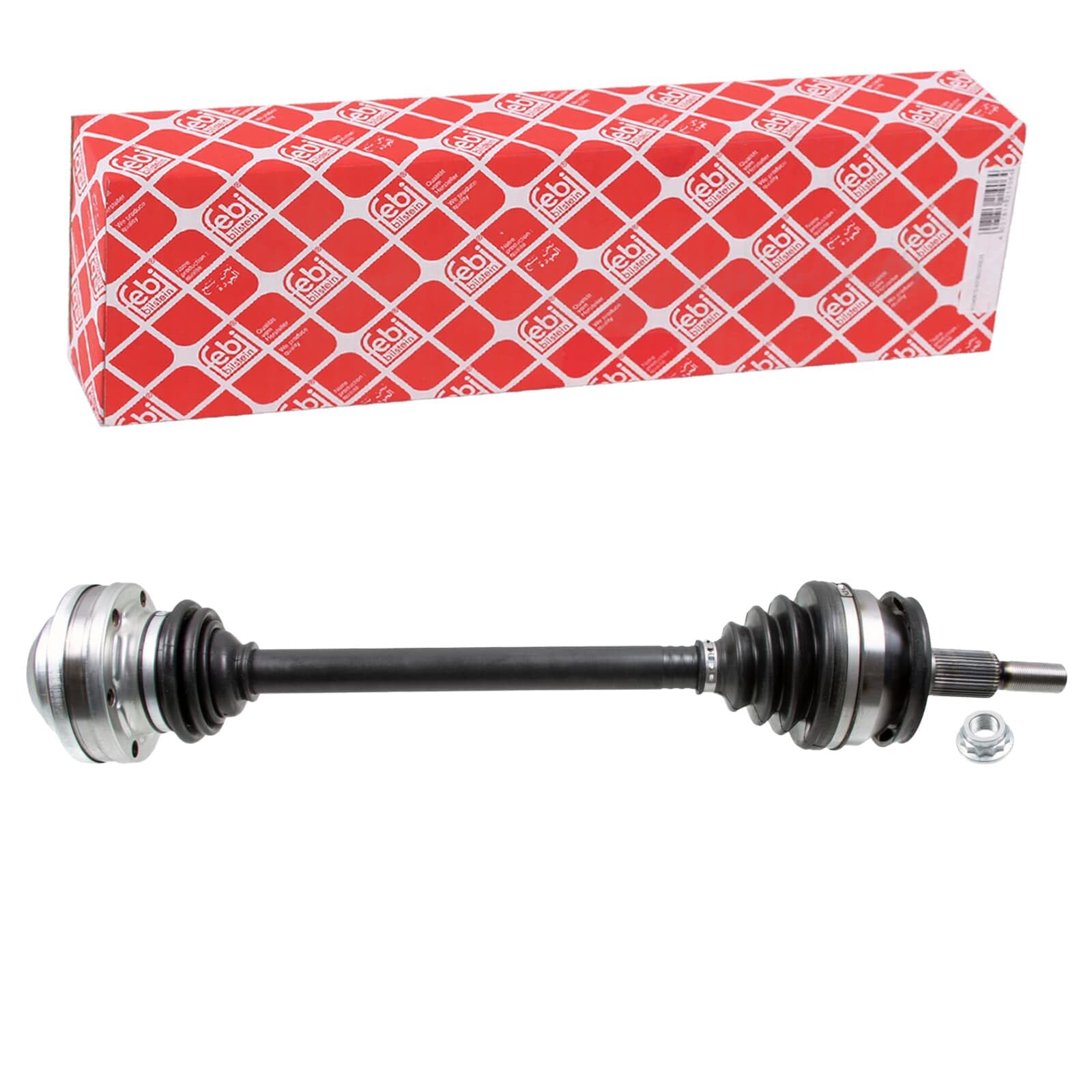 FEBI BILSTEIN Arbre d'entraînement 182112 | Compatible avec: VW CALIFORNIA T5 Camper, CALIFORNIA T6 Camper, MULTIVAN T5, MULTIVAN T6, TRANSPORTER T5 Bus