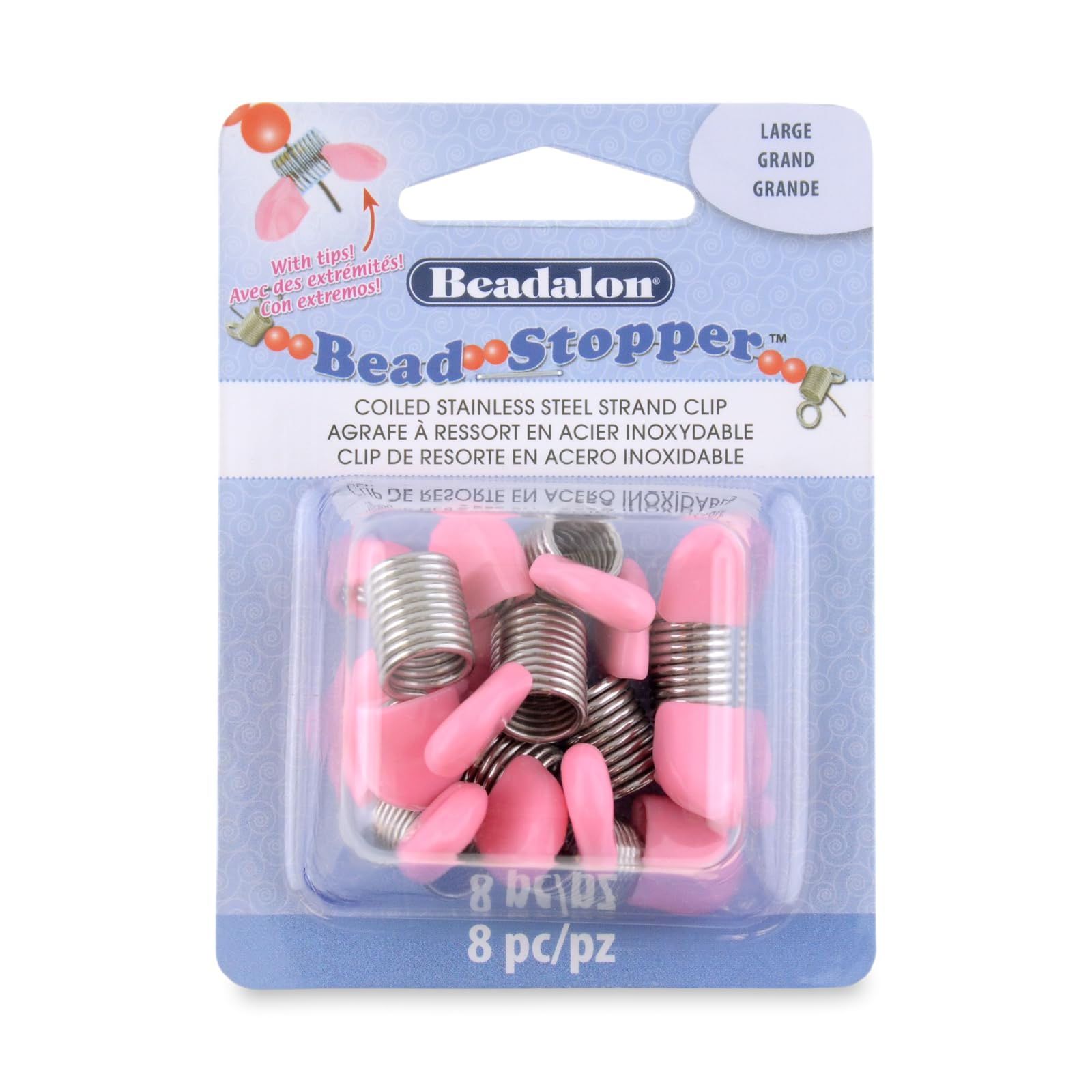 Bouchons de perles Beadalon l'accessoire pour vos ateliers de bijoux roses
