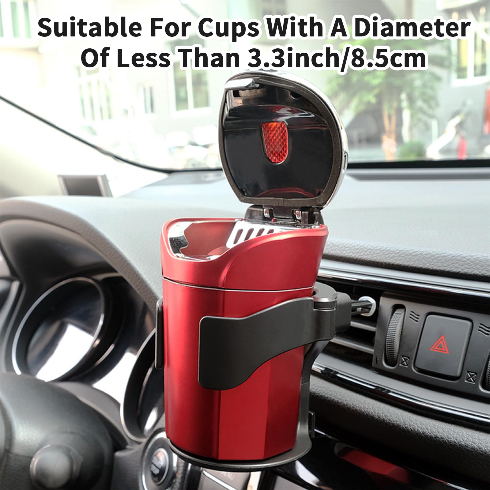 Espansore Portabicchieri AUTOUTLET Per Auto - Regolabile Fino A 9.5cm Di Diametro - Foto 4