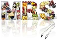 Vista 1 de Letras de embutidos MRS con pinzas transparentes, acrílico y reutilizable. Perfecto para decoraciones de despedida de soltera, decoración