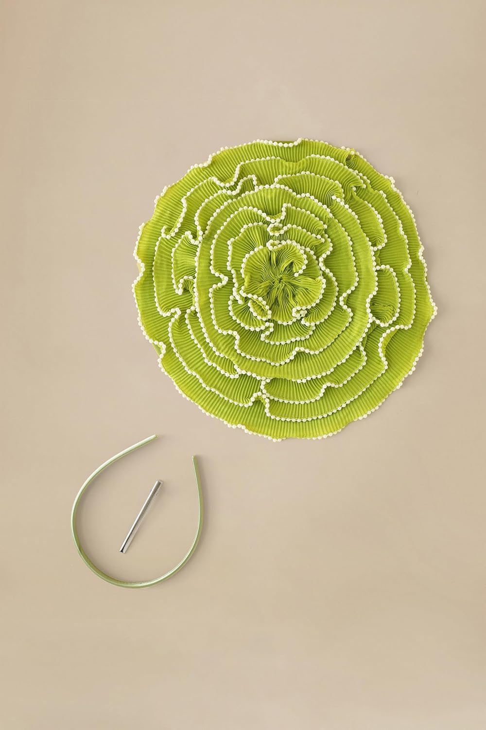 Coucoland Fascinators Hats for Women - Tea Party Cocktail Kentucky Fascinator Multilayer Flat Derby Hat with Pearl for Party - Image 3