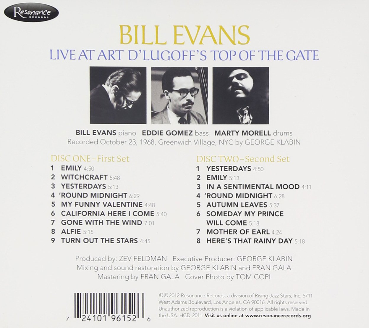 Live at Art D`Lugoff's Top of the Gate