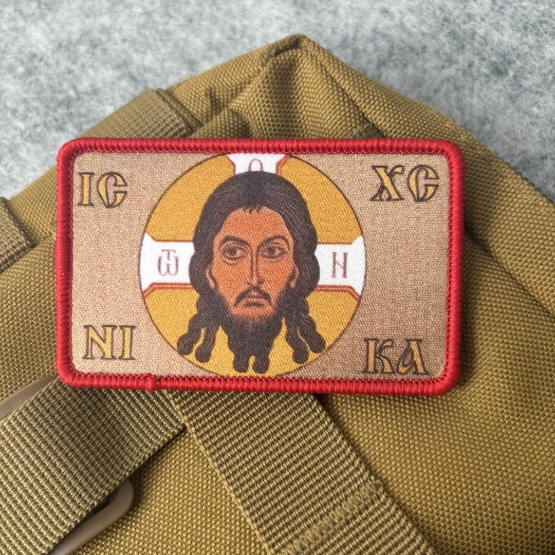 Funny Jesus Christ Morale Patch with Hook and Loop for Backpacks Hats Badge image 2