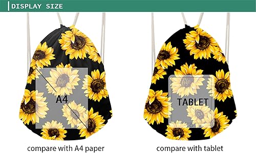 Miniatura 3 de Kids Gym mochila para niños con cordón, ligera moderna, mochila ligera para niñas con cordón.