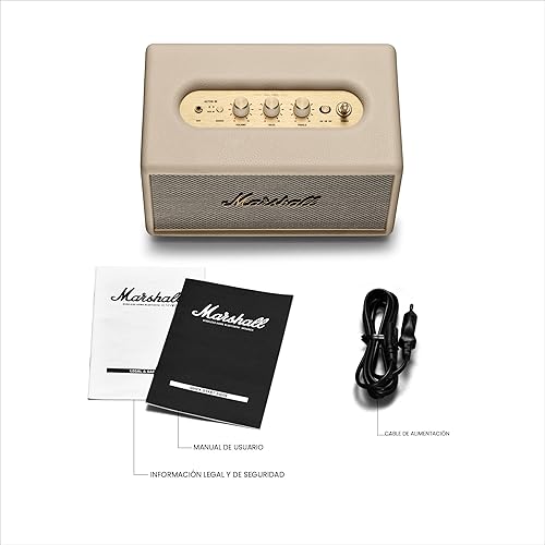 Miniatura 9 de Marshall Acton III - Altavoz Bluetooth para el hogar, color crema