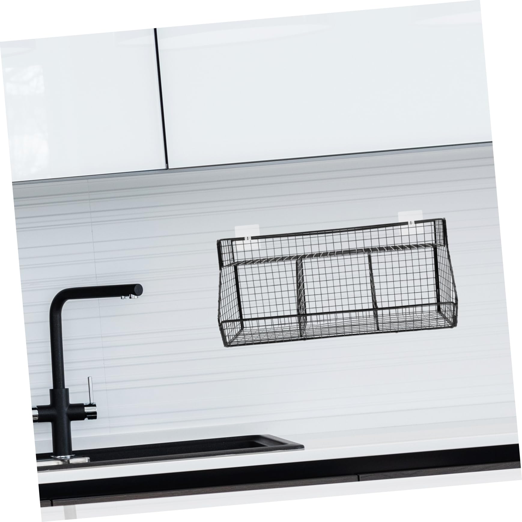 Ciieeo Cesta De Pared Para Cocina Cesta De Almacenamiento De Jengibre Ajo Y Cebolla Organizador Colgante De Alambre Para Frutas Y Verduras De Montaje En Pared 15.35 X 6.81 X 5.11 in