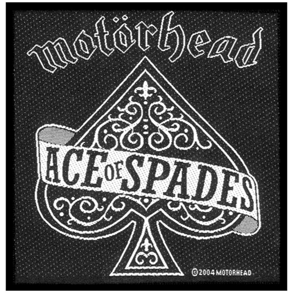 Motorhead Woven Patch Black