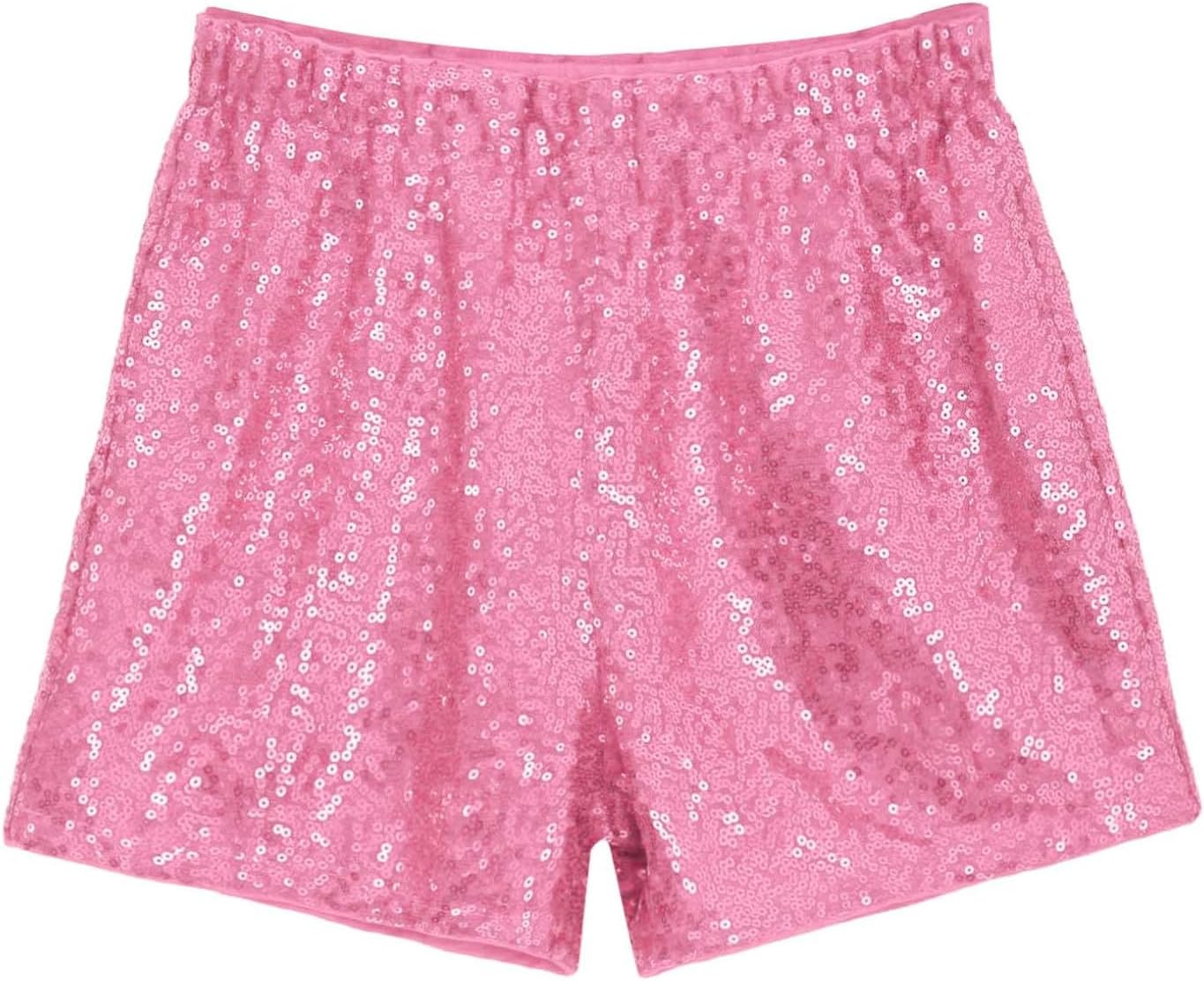 Oyolan Kids Girls Sequins Jazz Ballet Dance Shorts Athletic Tumbling Yoga Shorts Hot Pants Performance Bottoms