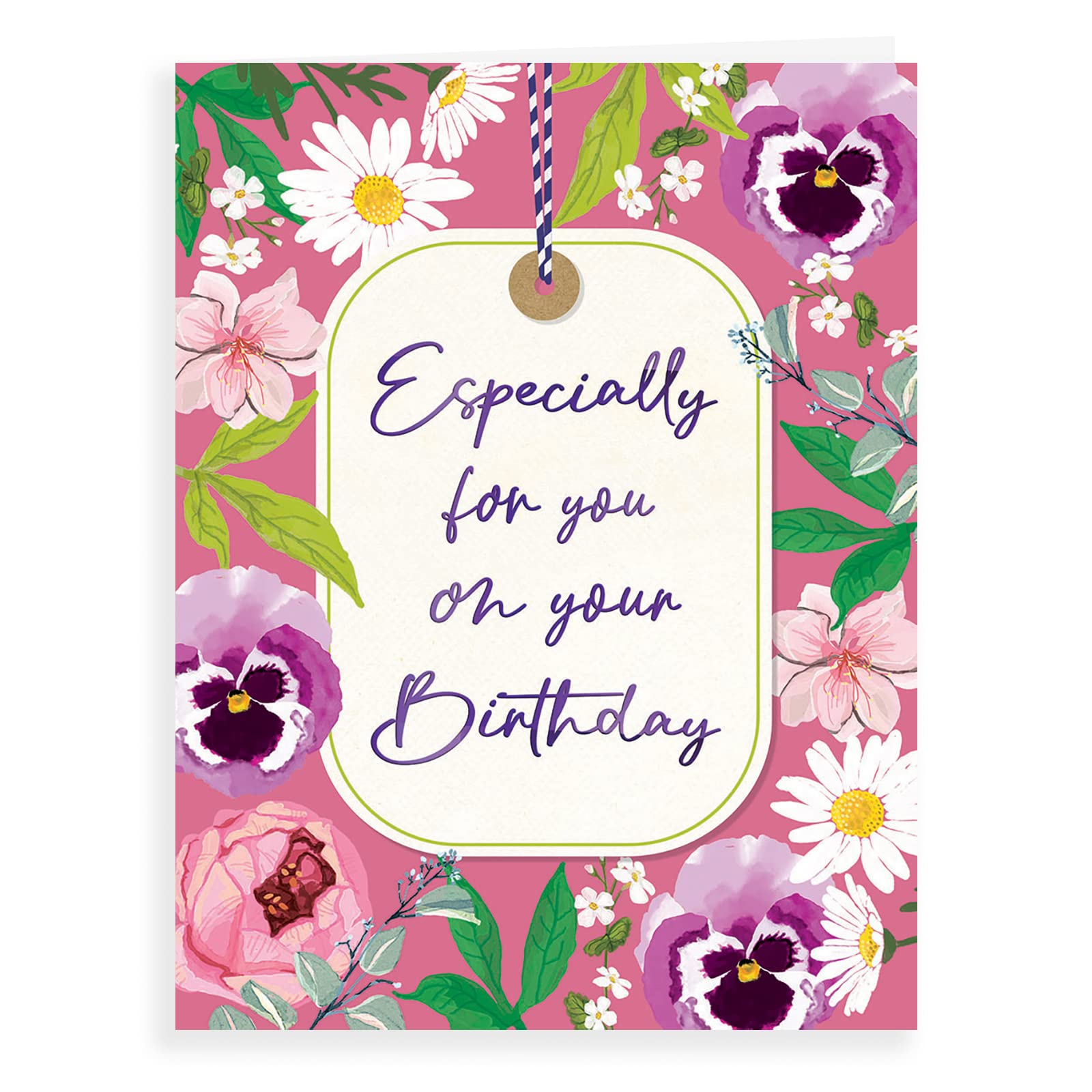 Female Especially For You Birthday Card. 19x13cm