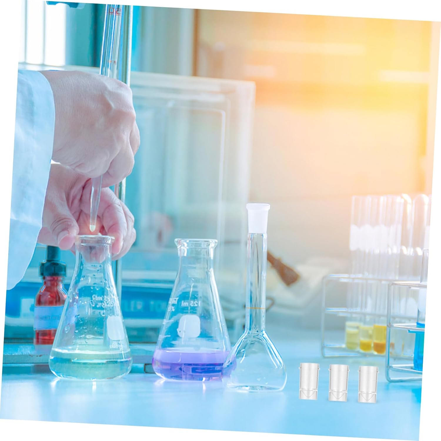 KICHOUSE 1000pcs Disposable Sample Storage Cups Specimen Containers for Medical Use Portable Transparent Cups for Personal and Professional Applications