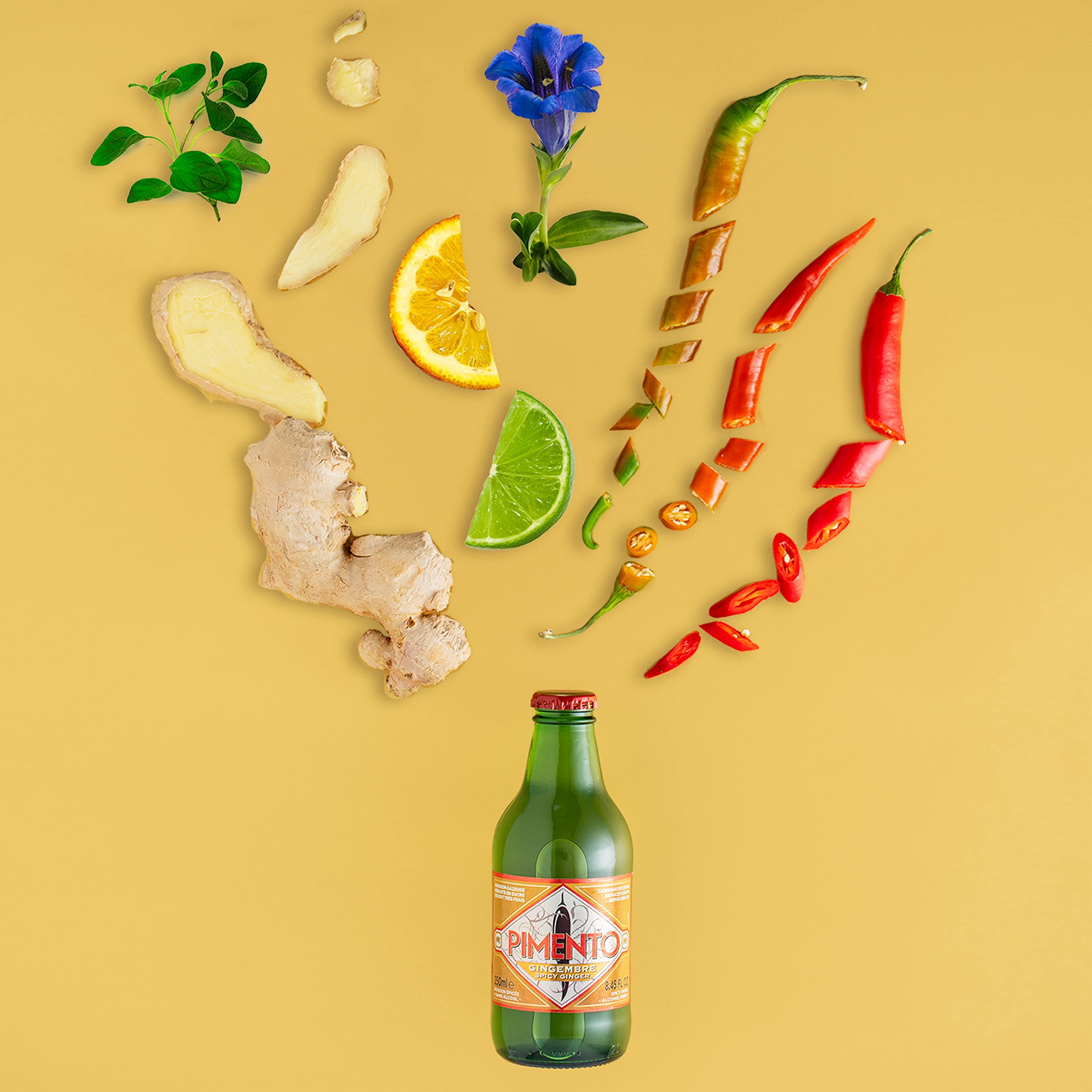 Pimento Gingembre Spicy Gienger - Pack 4x25cl
