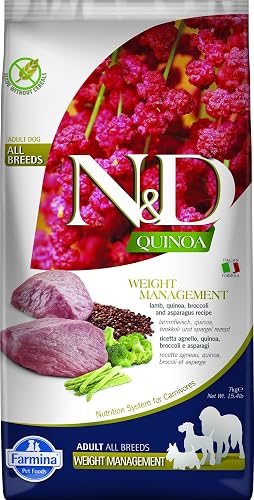 Farmina N&D Quinoa Dog Weight Management Adult MED/Maxi 7 KG,Granule