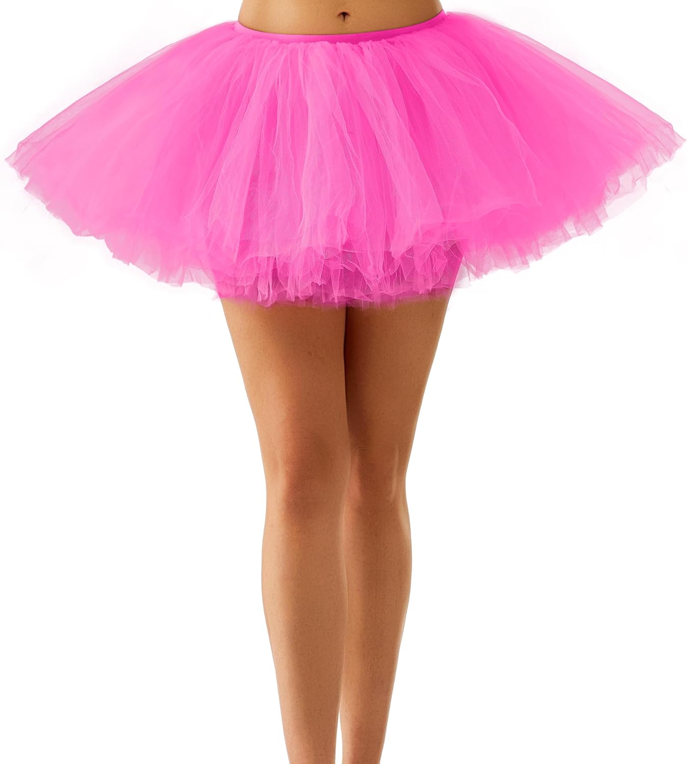 Spooktacular Creations Women Tutu Skirt Costume Adult Halloween Tutus for Halloween Costume Cosplay Party Magenta