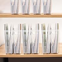 Vista 5 de Organizador de almacenamiento de papel 12x12, organizador de almacenamiento de papel para álbumes de recortes, contenedor de almacenamiento