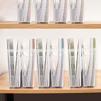 12x12 Paper Storage Organizer, Scrapbook Paper Storage Organizer, Scrapbook Storage Bin for 12 x 12 Paper- 2 Pack