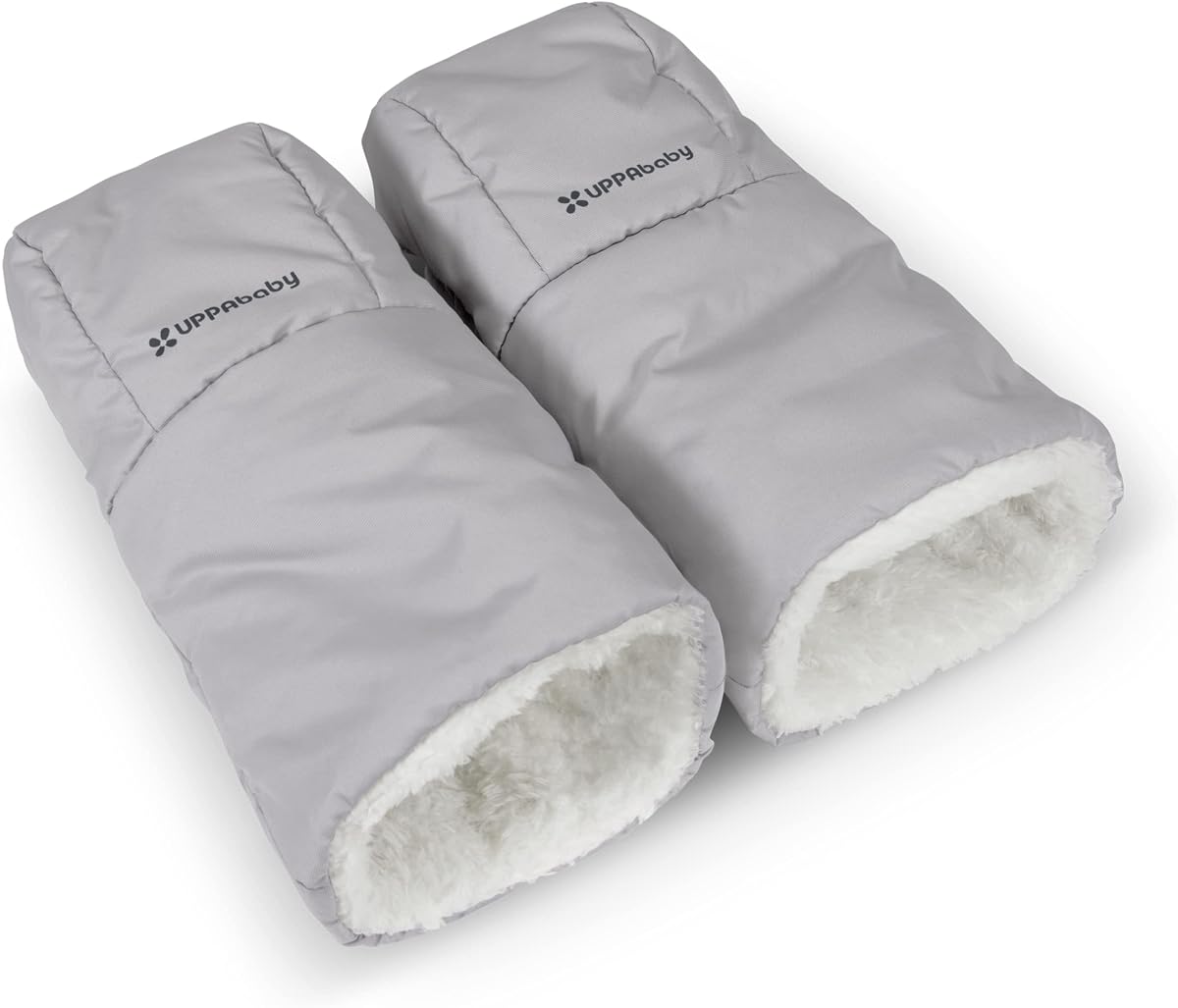 UPPAbaby CozyHandmuff - Se fija fácilmente al manillar del cochecito - Protección de manos ultra suave y resistente a la intemperie - Stella (melange gris)