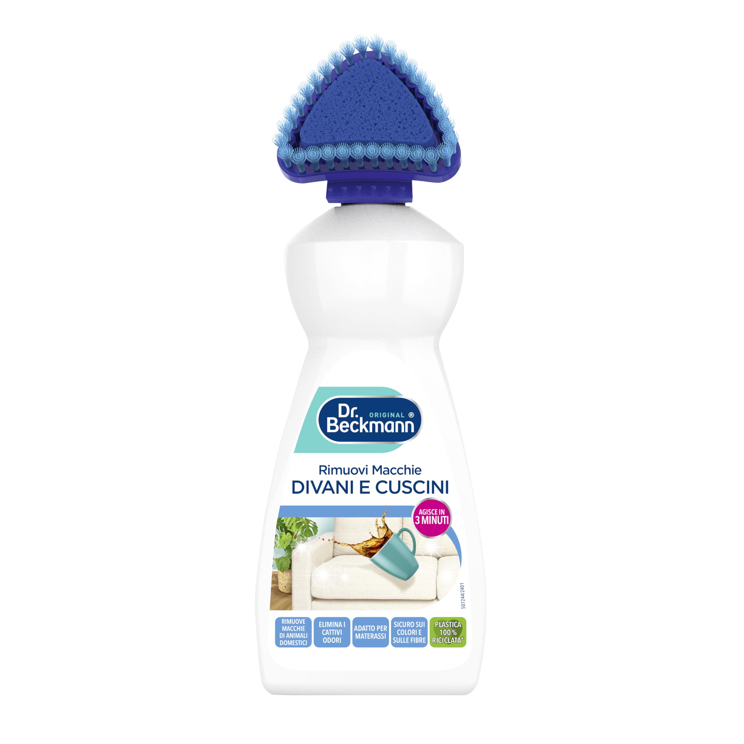 Dr. Beckmann Rimuovi macchie divani e cuscini | Resistente anche alle macchie di animali domestici | 400 ml