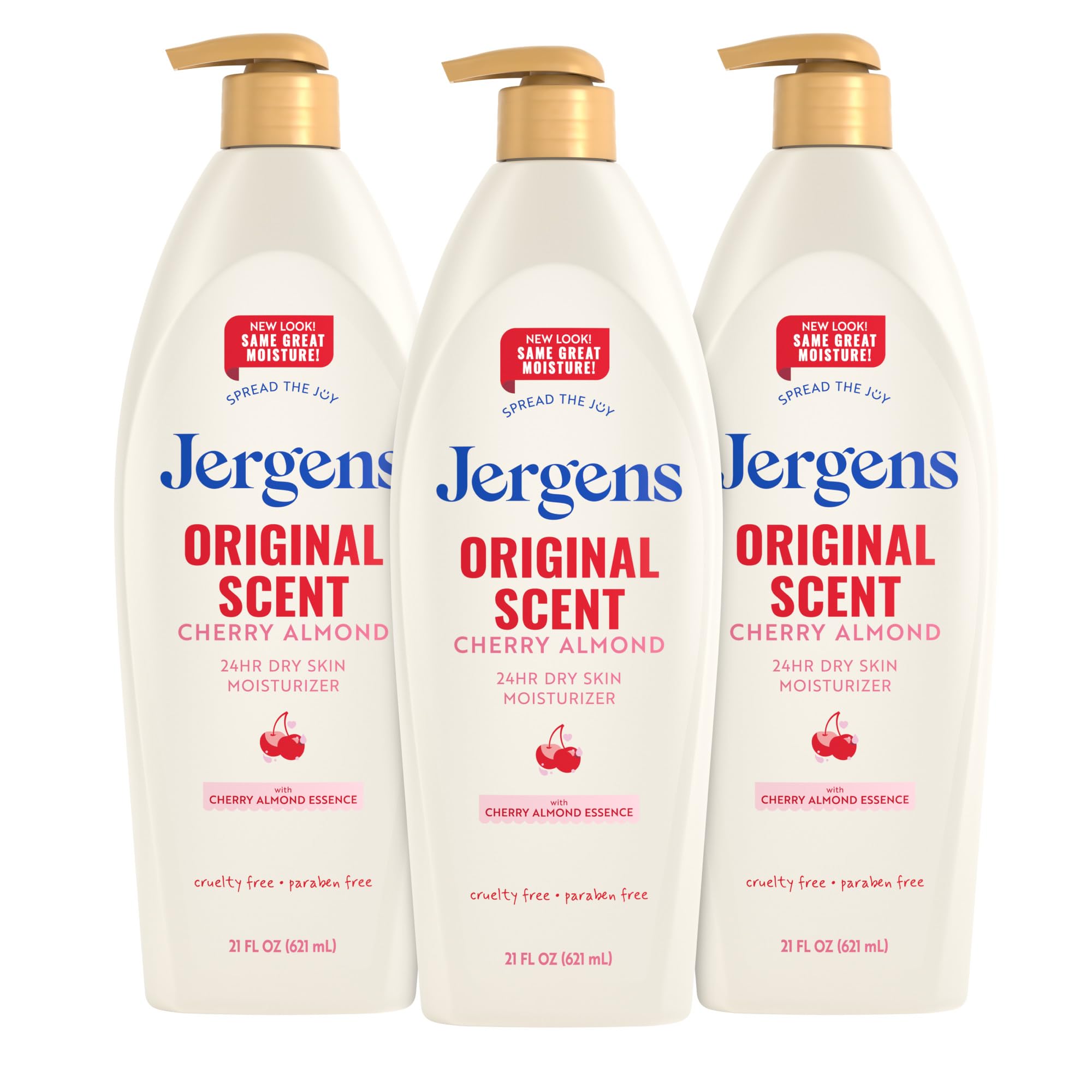 Amazon.com : Jergens Cherry Almond Hand & Body Lotion, Dry Skin
