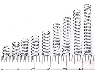 Buffer Detent 10PCS 0.3x5mm 0.3mm Wire Diameter, 5mm Out Diameter, 10-50mm Length, 304 Stainless Steel Compression Spring Spiral Loaded (Size : Length 10mm)
