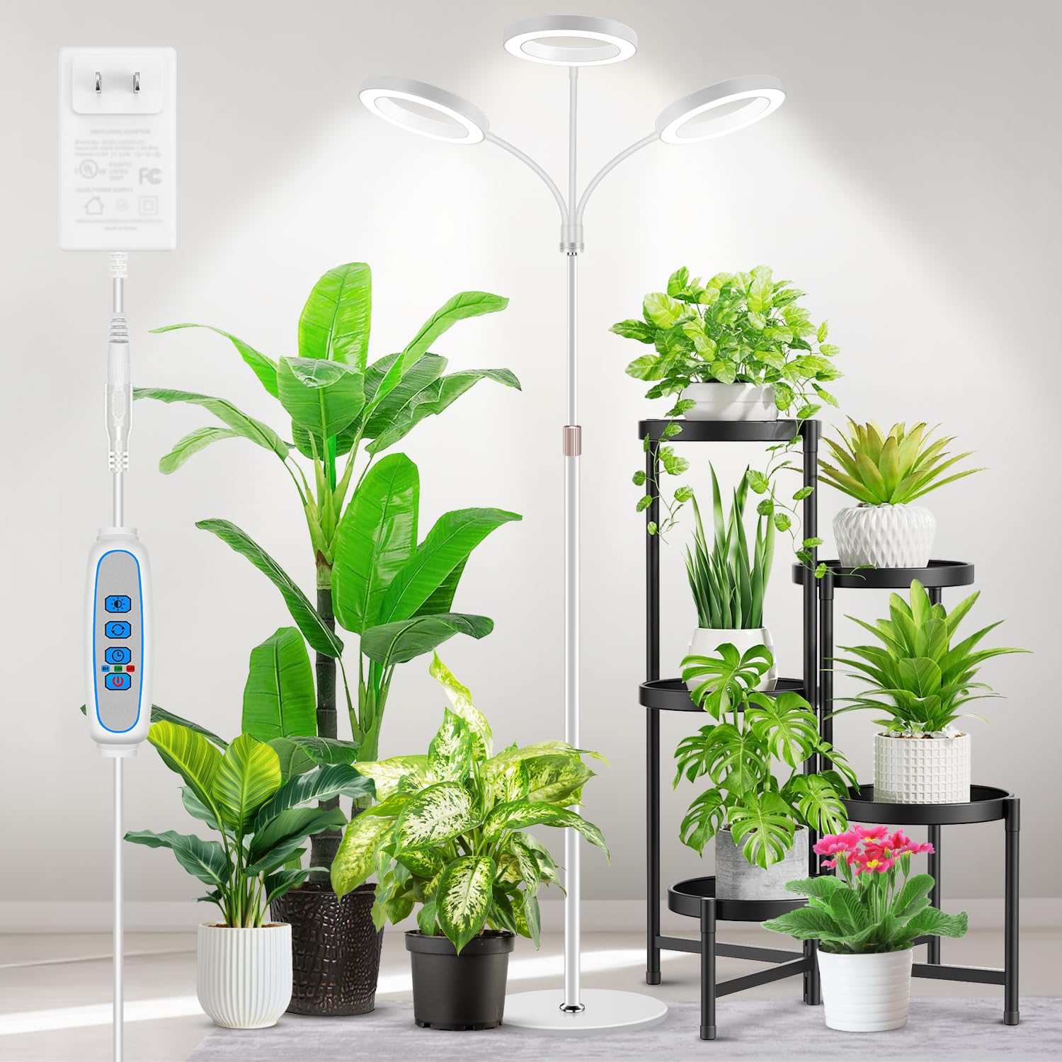 Amazon.com: Aumtrly 3 Head Grow Light Full Spectrum LED for Tall
