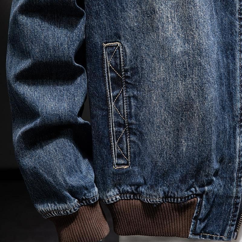 Autumn Denim Jacket Men Jeans Coats Casual Windbreaker Overalls Bomber Streetwear Man Clothing Outwear