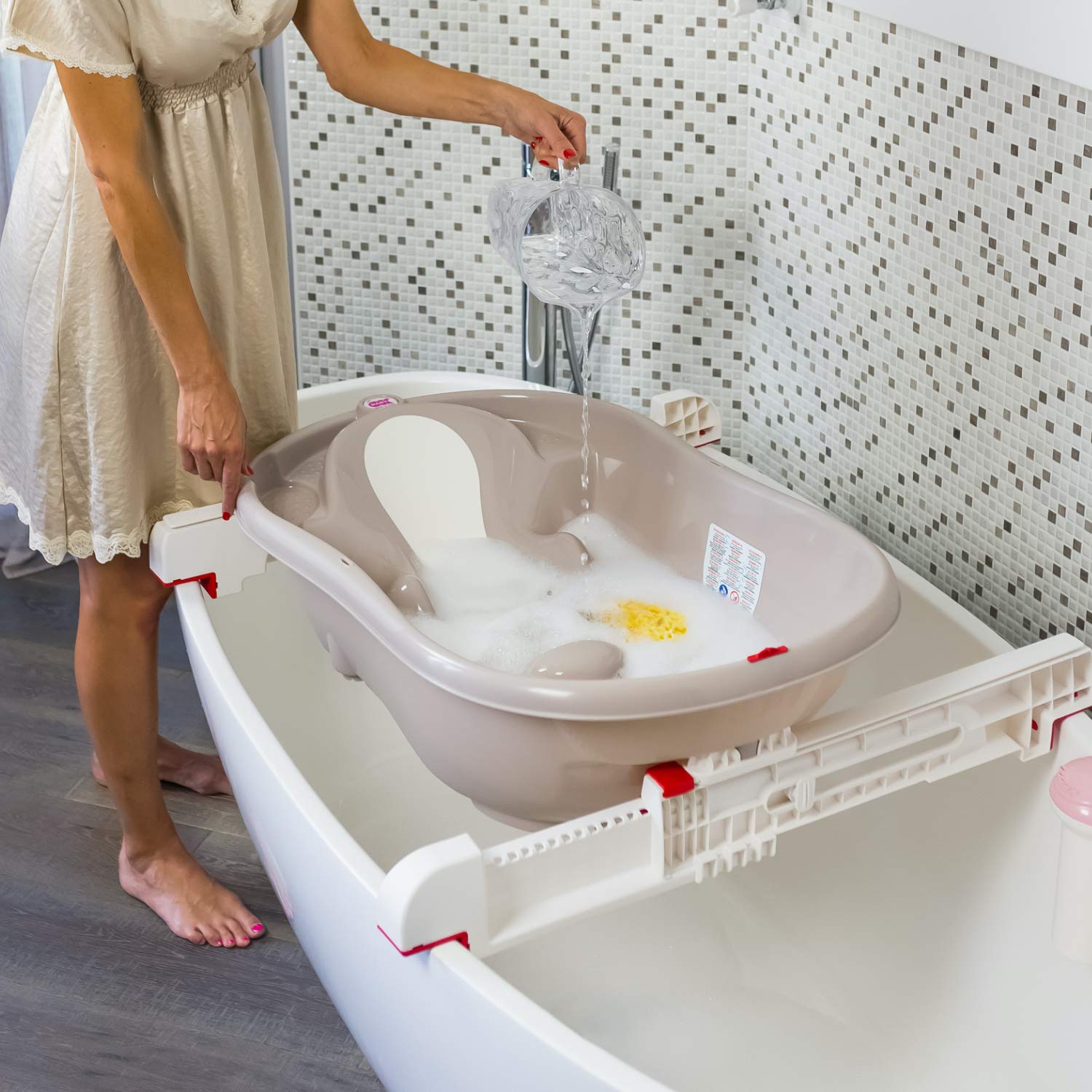 OK Baby N38086841X Onda Evolution - wanna z belkami podtrzymującymi, biała