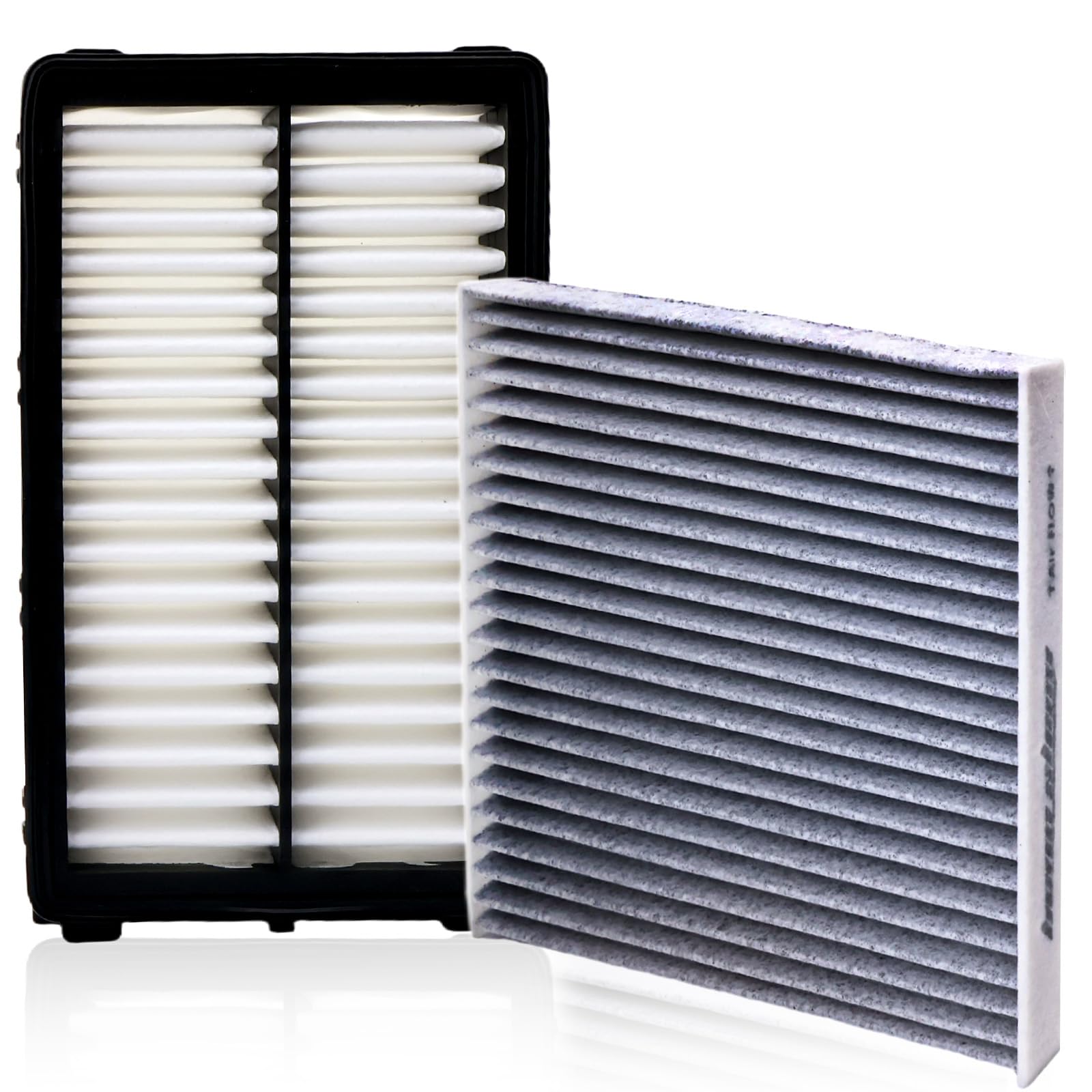 Photo 1 of 28113-L1000 97133-L1000 Cabin and Engine Air Filter with Activated Carbon Set for Hyundai Santa fe 2021-25, Sonata 2020-25, Tucson 2022-25,Sportage 2023-24, K5 2021-25,Sorento 2021-25,Not For Hybrid