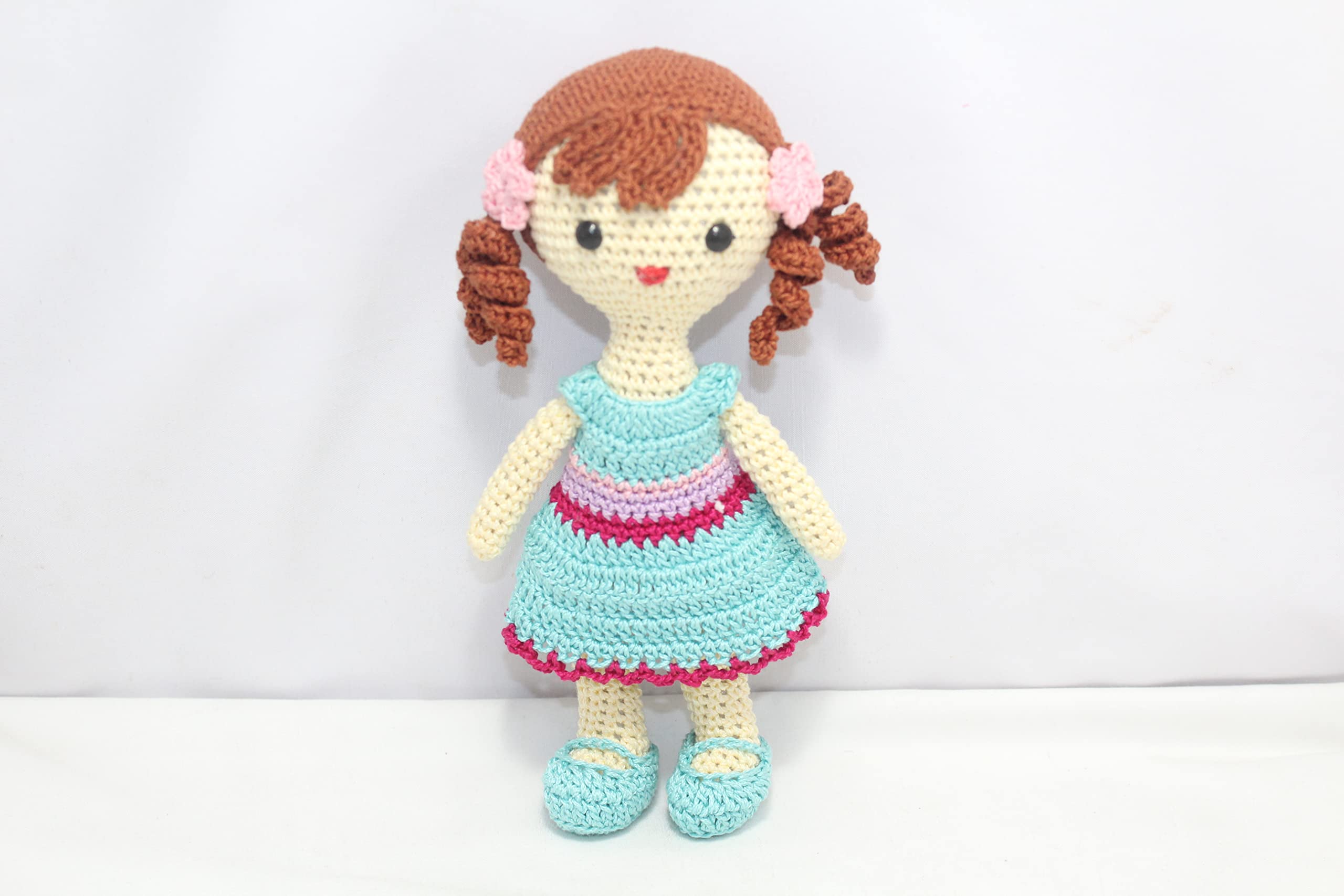 See full amazon price history chart for PH Artistic Crochet Doll Handmade Amigurumi Small Pink Blue Frock 2 ponytails Birthday Gift PH Artistic Crochet Doll Handmade Amigurumi Small Pink Blue Frock 2 ponytails Birthday Gift (B0BYVY5XCB) Amazon Price History, Amazon Price Tracker