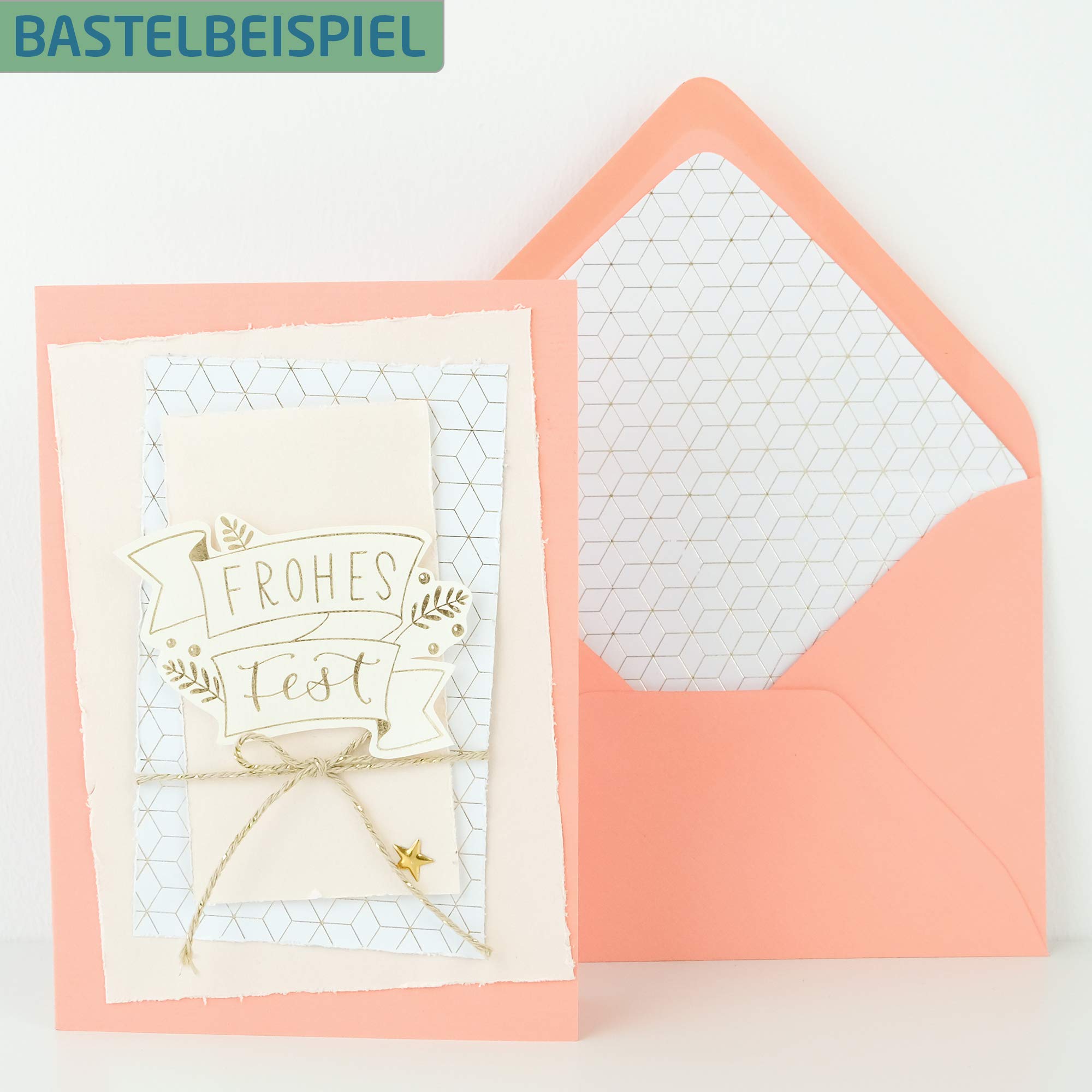 PAPERADO 150 buste quadrate Terra Vanilla – 100 g/m² buste senza finestra 16,4 x 16,4 cm – Buste per matrimonio con chiusura adesiva a linguetta appuntita