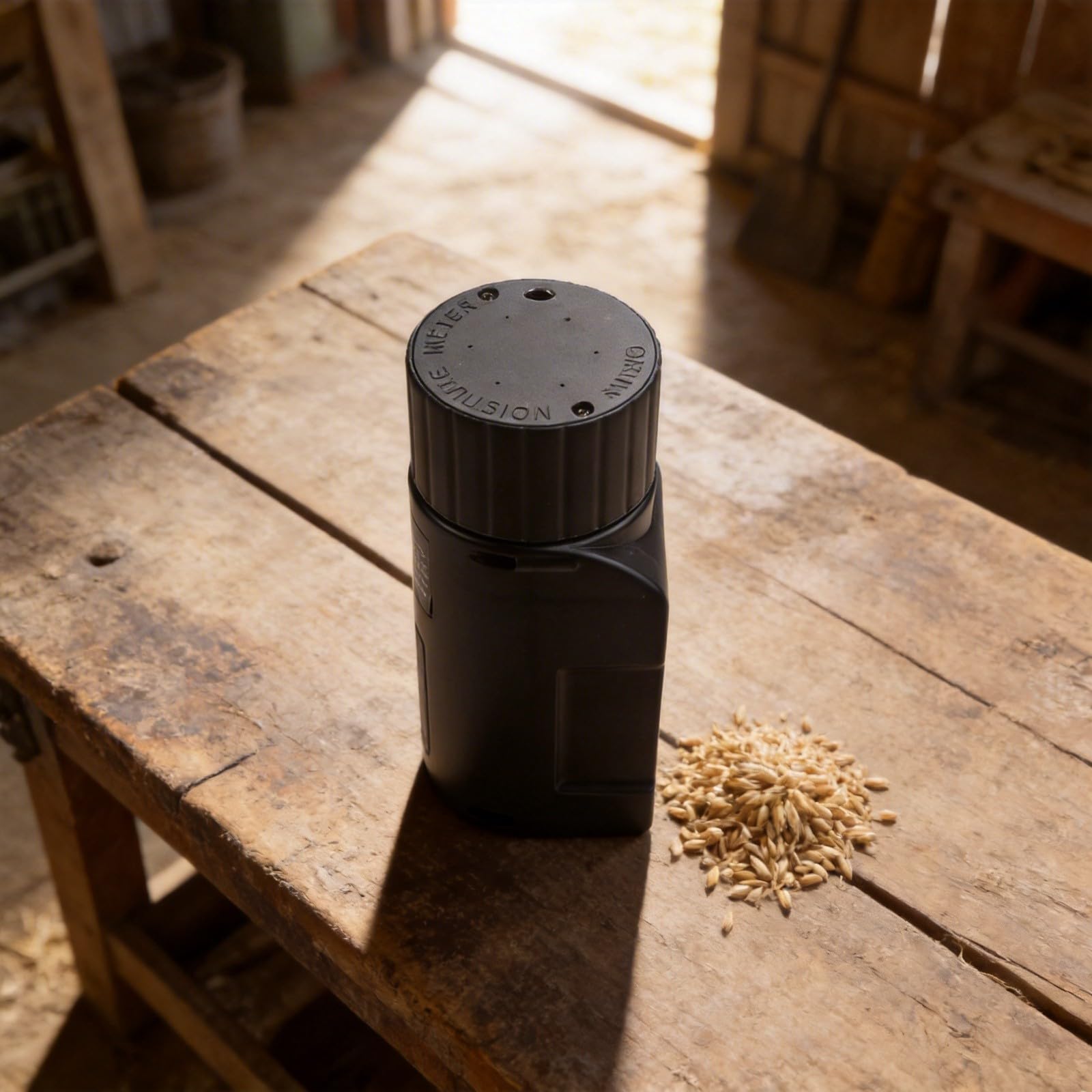 Misuratore di umidità per cereali, igrometro digitale per 25 cereali, inclusi chicchi di caffè e cacao, tester portatile di umidità con archiviazione dati, compensazione e voce per