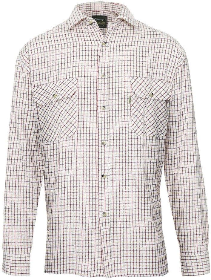 Mens Long Sleeved 100% Cotton Country Check Shirt