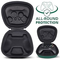 Vista 2 de sisma Travel Case Compatible with Official Xbox Series XS & Xbox Core Wireless Controller Hard Shell Storage Case Home Safekeeping Carrying Bag