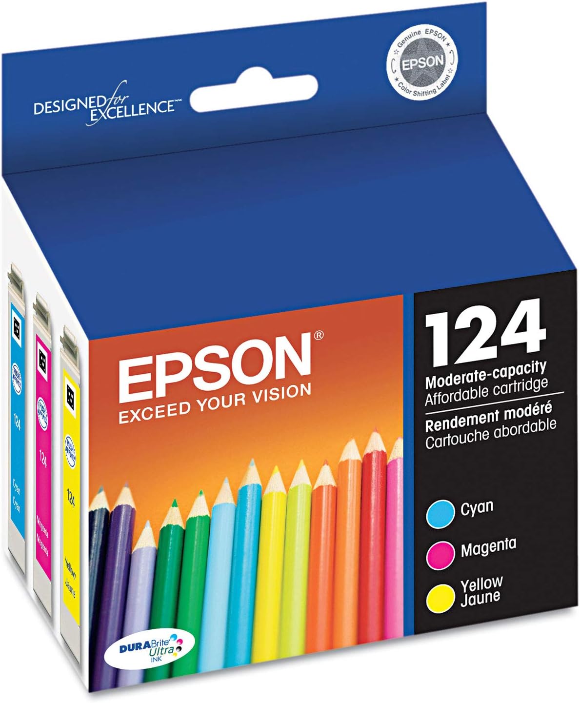 Epson America T124520-S Color Multpack DURABrite Ink