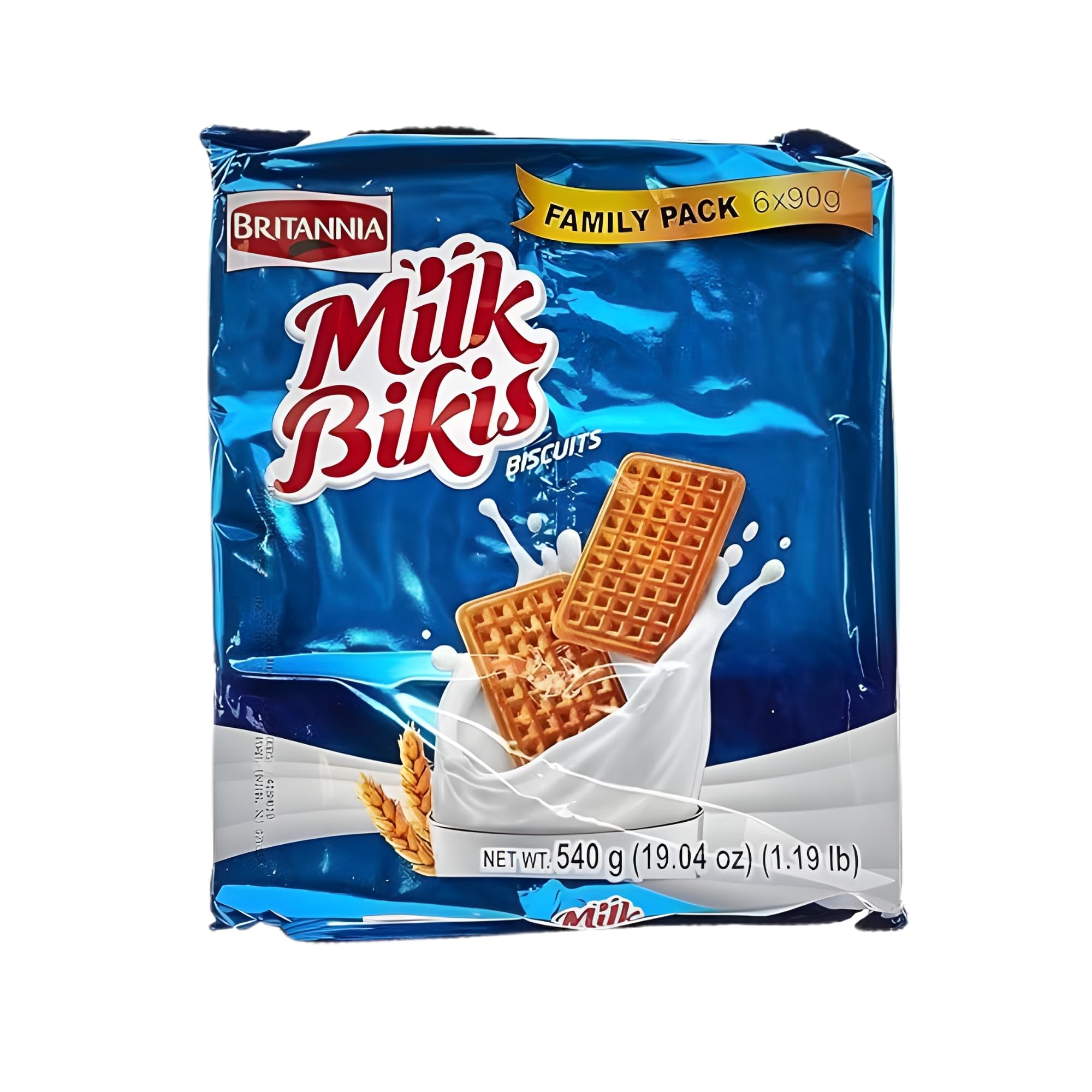 Britannia Milk Bikis Biscuits 19.04oz (540g) | Crunchy Milk Biscuits – Kids’ Favorite Snack for Breakfast & Tea Time