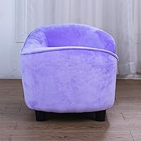 Vista 8 de Getifun Sofá cama para mascotas, sofá de terciopelo con cojín extraíble lavable para perros pequeños y gatos (morado)