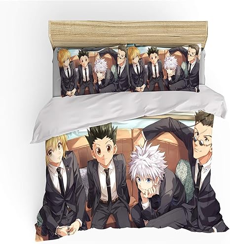 Amazon ハンター ハンターアニメ布団カバープレミアム掛け布団寝具寝具カルトカバー Size 0 0cm 寝具カバーセット オンライン通販