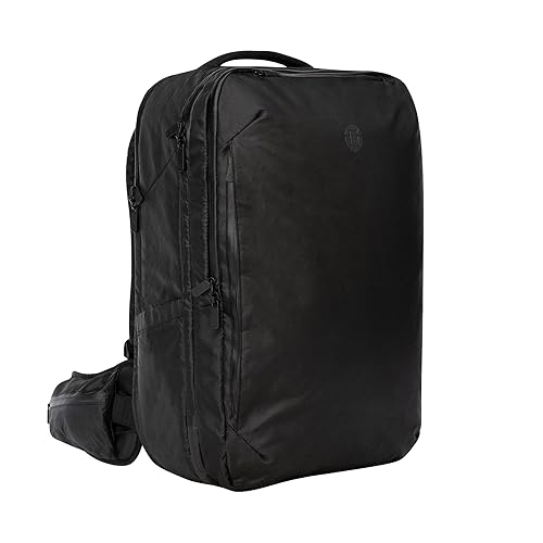 40L Travel Backpack Pro, Black - Large Carry-On Travel Backpack