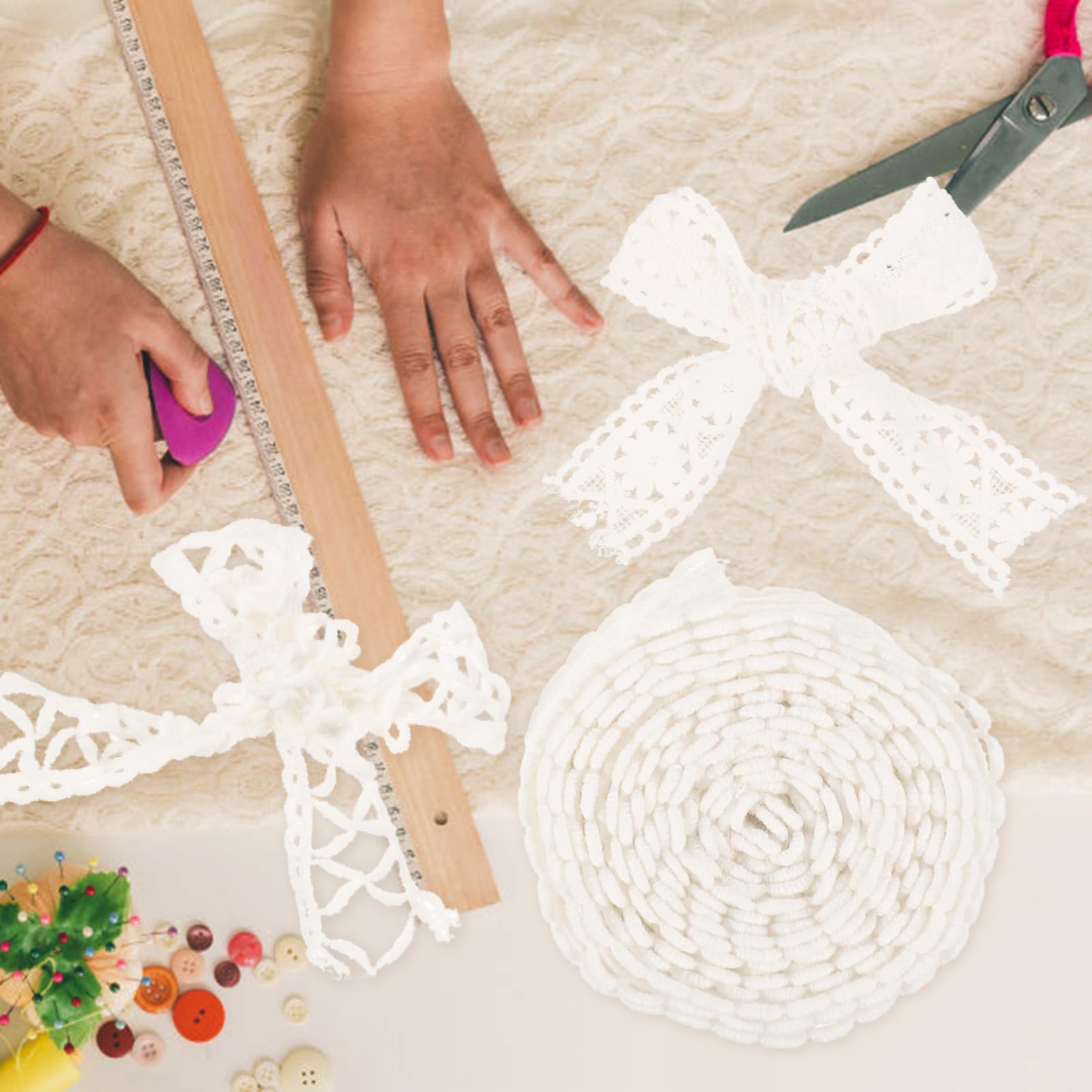 SHINEOFI 20rollen Dekorative Spitzenbänder Vintage Lace Ribbons Für Projekte Yards Designs Für Kleidung Hochzeiten Und Handwerkskunst