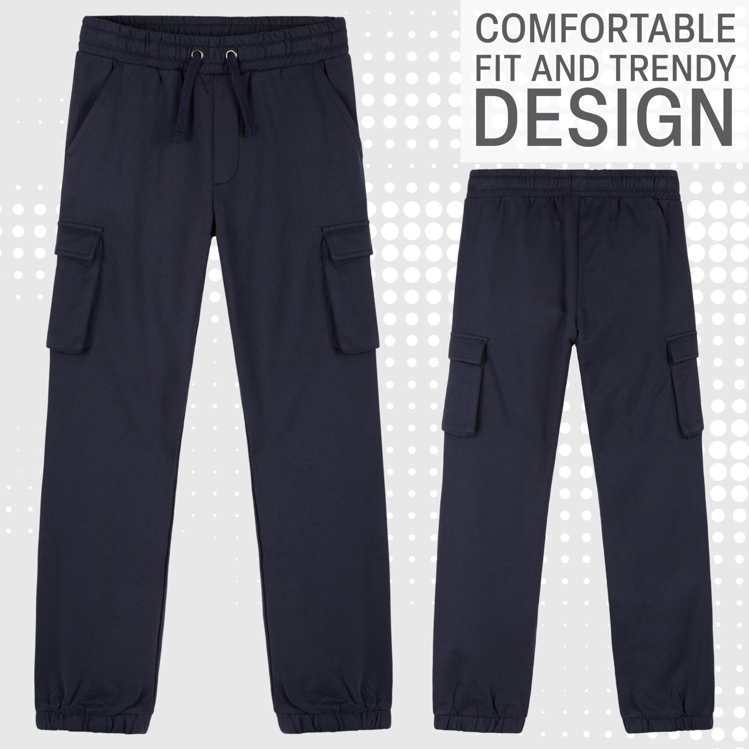 Pantalón Invierno Niño Casual CityComfort 4 Bolsillos Cintura Cordón