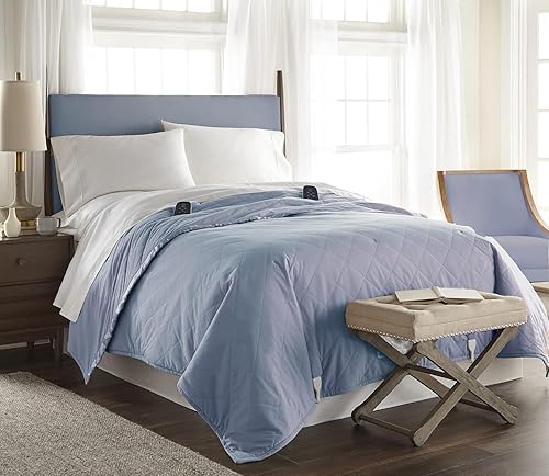 Thermee Cobija eléctrica de micro franela abedul