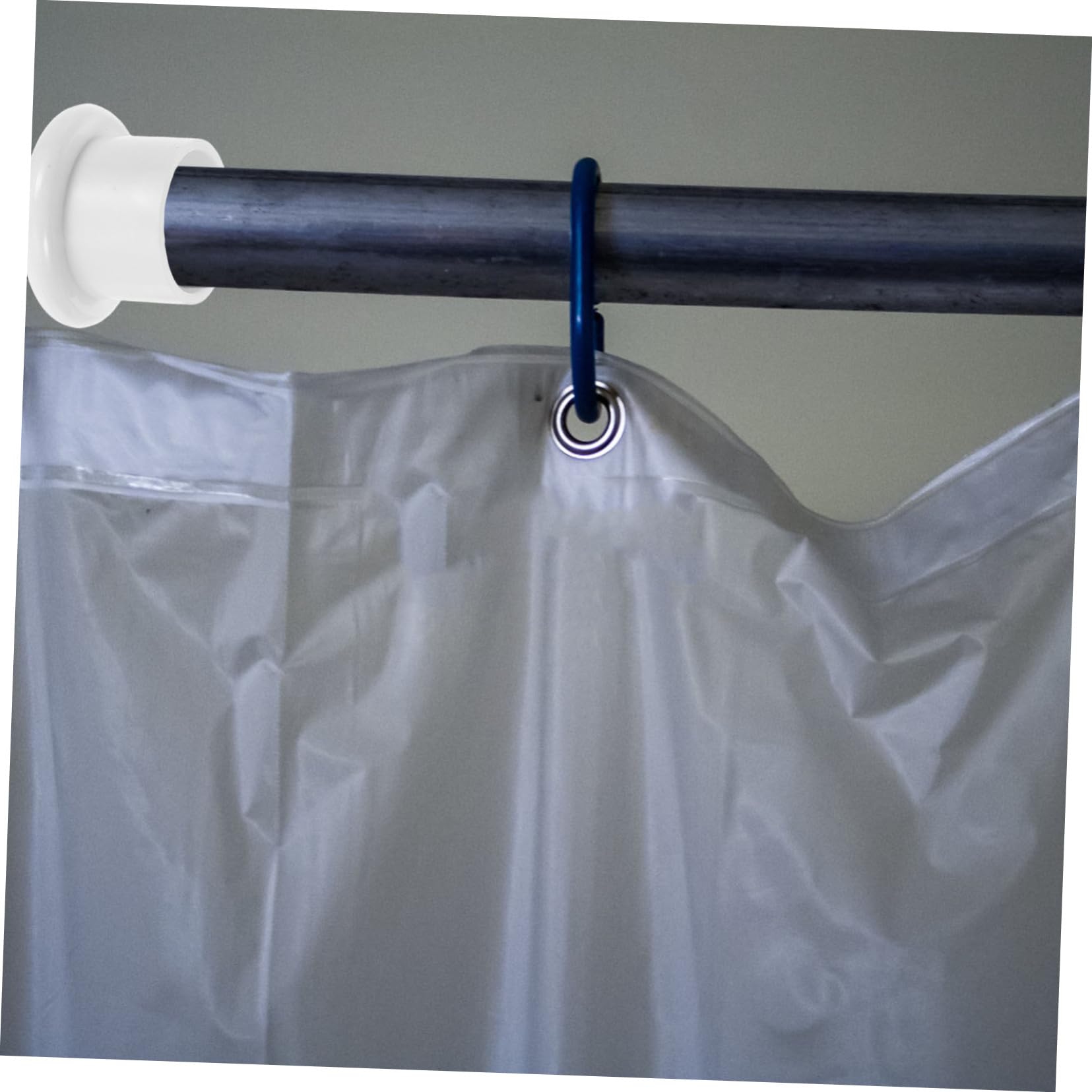 Lot de 5 embouts de tringle en plastique C – Convient aux tringles Idéal pour placard et douche et utilisation en intérieur