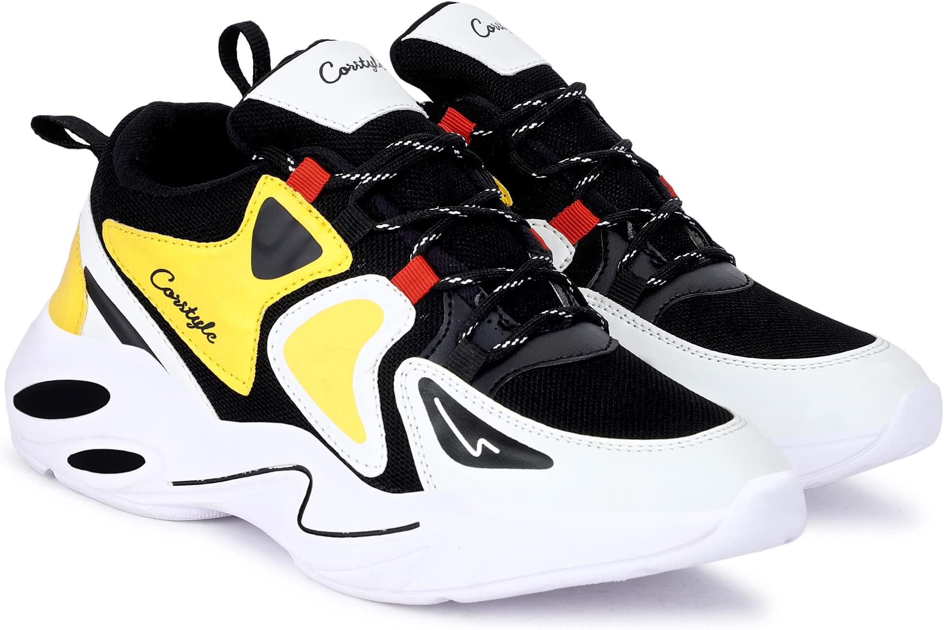 Men Stylish Trendy Fashion Outdoor Attractive Unique Casual Light Weight Lace-up Evening Walk Running Shoe