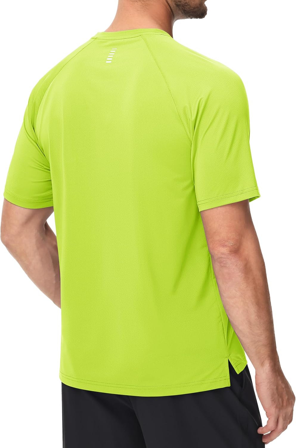 MAGCOMSEN Men's Dry Fit Shirts Mesh Short Sleeve Athletic Lightweight Workout Performance Hiking Shirt - Image 2